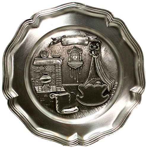 Preisvergleich Produktbild Zinn-Geburtenteller Ø 23 cm incl Gravur