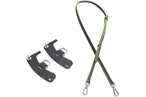 Chispee Leather Shoulder Strap Set - Bag & Purse Straps Replacement (Gray)