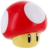 Super Mario fungo luce con effetti sonori, plastica, multi