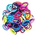 Seamless 8mm High Elastic Cotton stretch Hair Ties Bands Rope Ponytail Holders Headband Scrunchie Hair Accessories No Slipping Snagging Breaking or Stretching Ou (Mix Colors)