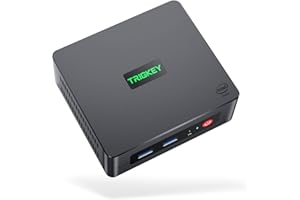 TRIGKEY Mini PC Ordinateur de Bureau Intel 12ème génération Intel Alder Lake-N100 16G DDR4 500G M.2 SSD 2280 Vert G4, Prend en Charge Micro PC Double 4K @ 60 Hz HDMI/WiFi 6/BT/USB 3.2