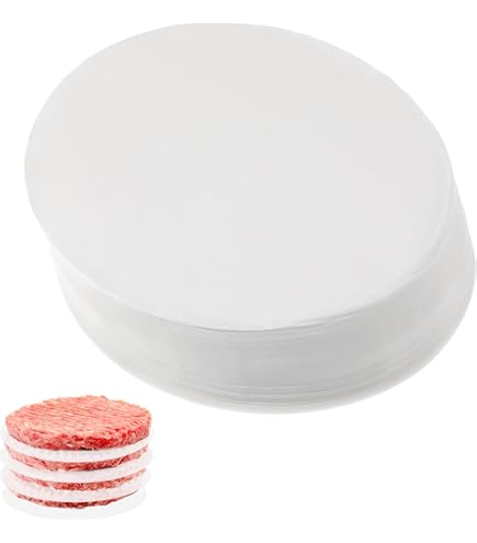 Wax Patty Papers 500 Pack - For 4.5 / 4 Inch Burger Press - View #12