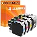 Produktbild Gorilla-Ink 4 Druckerpatronen XXL kompatibel mit Brother LC-3219 | kompatibel mit Brother MFC-J 5730 DW MFC-J 5830 DW MFC-J 5930 DW