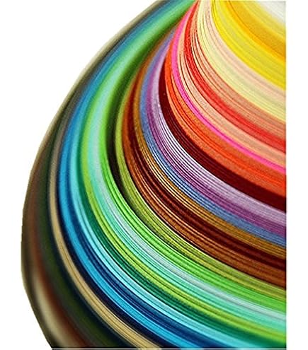 CrafTreat Strisce Di Carta Per Quilling Grigie Per Lavori Artigianali – 500 Strisce Di Quilling 5 Mm 30 Cm Di Lunghezza – Carta Quilling Per Decorare