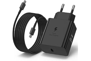 Snabbladdare USB C 60 W för Samsung Galaxy S26 Ultra,S25 S24 S23 S22 S21 Plus/FE/Ultra - Strömförsörjning med 2 m laddningska