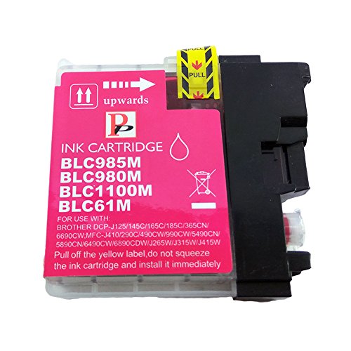 PerfectPrint Kompatibel Tinte Patrone Ersetzen für Brother MFC-J220 J265W J410 DCP-J125 J315W J415W J515W LC-985 (Schwarz/Cyan/Magenta/Gelb, 12-pack) - 4