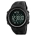 Produktbild etbotu Bluetooth Smart Watch & #-, Digitale Sport Armbanduhr & #-; wasserdicht und modische, schwarz