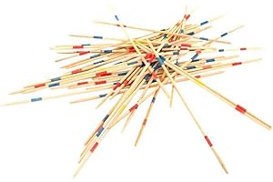 FLYPOP'S - Mikado - Geschicklichkeitsspiel - 140781LIN - Mehrfarbig - Holz - 2 bis 6 Spieler - Kinderspielzeug - Gesellschaftsspiele - Reisespiele - 18 cm x 1 cm - Ab 4 Jahren