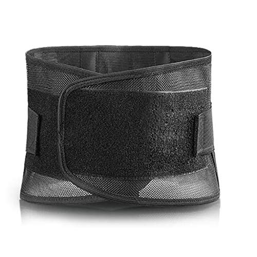 Preisvergleich Produktbild Schutzgürtel Sommer-Gurt-voller elastischer Breathable schwarzer dünner Unterstützungs örtlich festgelegter Zwischenwirbelscheiben-Überstehende Belastung Abdomen MUMUJIN