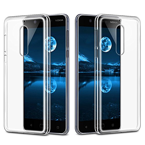 Nokia 5 Funda Silicona  Gel Transparente Ligero y  Ultrafino  Bumper TPU Blando  Antideslizante  Alta Resistencia Flexible Nokia 5 