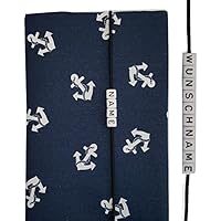 U-Heft Hülle Anker maritim mit Impfpassfach