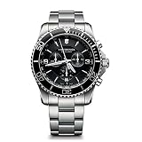 Victorinox Herrenuhr Chronograph Quarz mit Edelstahlarmband – 241695