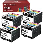 Toner Kingdom 16XL Druckerpatronen Kompatibel für Epson 16XL für Epson Workforce WF-2760 WF-2630 WF-2510 WF-2530 WF-2520 WF-2540 WF-2750 WF-2660 WF-2650 WF-2010 (8 Schwarz, 4 Cyan, 4 Magenta, 4 Gelb)