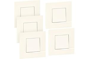 LEGRAND BTicino - Lot de 5 interrupteurs ou va-et-vient Altège 10AX 250V avec connexion à bornes automatiques - livrés complets avec plaques de finition blanc Neige et griffes de fixation pour rénovation