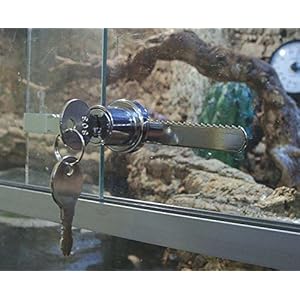 Dragon - Scheibenschloss / Terrarienschloss extra stabil