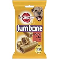 Pedigree Riesenknochen Mini mit Rind Hundesnacks, 8er Pack (8 x 180 g)