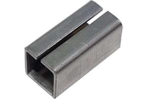 Basi® Reduzier-/Ausgleichshülse, Stahl verzinkt (Vierkant-Maße von 8 auf 10 mm)