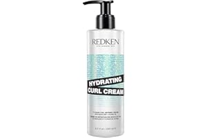 Redken, Crema definidora de rizos, Cabello Rizado y Encrespado, Hidrata y Define los rizos, Fórmula con Aceite deJojoba y Escualeno, Hybrid Curl Stylers, 250ml