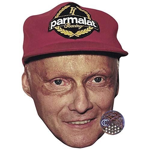 Preisvergleich Produktbild Celebrity Cutouts Niki Lauda (Hat) Maske aus Karton