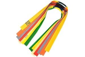 PULUNTO Leistungsstarke Schleuder, Gummiband, Naturlatex, Katapult, Flachband-Schleuder für Schleuder, widerstandsfähig, O0j0, elastischer Schlauch, Jagd, 5 Stück