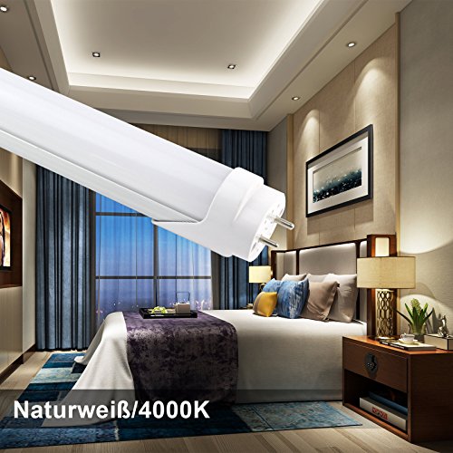 OUBO Leuchtstoffröhre 90cm T8 / G13 LEDtube LED Röhre Leuchtstofflampe T8-Leuchtstofflampen, Sockel G13, inkl. LED Starter, 15 Watt, Neutralweiß 4000K, 1000 Lumen - 7