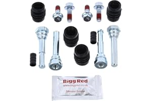 Bigg Red - Brake Caliper Slider Bolt Kit - Rear Left & Right - Compatible with Vauxhall,