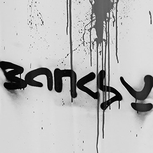 PURO TAPETE | 3 Motive zur Auswahl | Realistische Tapete ohne Rapport und Versatz | Kein sich wiederholendes Muster | 10m VLIES Tapetenrolle | Banksy f-A-0237-j-c - 4