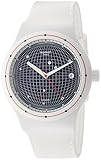 Swatch Herren Analog Automatik Uhr mit Silikon Armband SUTW404