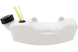 Sileduove Depósito de combustible para desbrozadora de plástico para desbrozadora de 43 cc, 49 cc, 52 cc, 55 cc