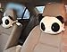 1pair X Lovely Cute Panda Plush Neck Cartoon Car Head and Body Support Pillow Seat Neck Pillow (Panda)