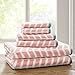 Produktbild Nadia 6 Stück Baumwolle Jacquard Handtuch Set Blush 71,1 x 137,2 cm