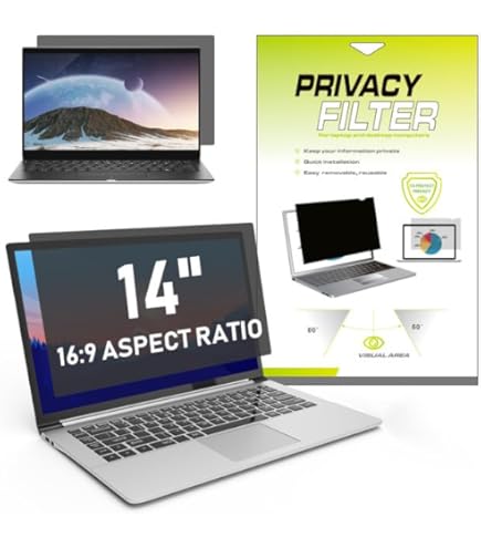 Schermo Privacy Per Laptop - Pellicola Antiriflesso E Antigraffio, Protezione Da Sguardi Indiscreti - Foto 4