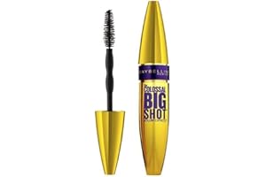 ‎MAYBELLINE Maybelline New York Colossal Big Shot tusz do rzęs pogrubiający, maskara nadająca objętość, rzęsy elastyczne i miękkie, lekka formuła bez grudek, 01 Black, 9,5 ml