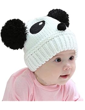 Sannysis 1PC Mode Niedliche Baby-Mädchen Jungen Stretchy warme Winter-Panda-Kappe Beanie