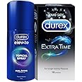 Durex Extra Time Condoms 10s And Durex Spray Combo