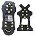 Produktbild Ting-Times Traction Traction Cleats for Ice and Snow,Ice & Snow Grips Cleat Over Shoe/Boot Anti Slip 10 Steel Studs Crampons Slip-on Stretch Footwear for Men Women S/M/L/XL