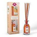 90ml de esencia concentrada CRISTALINAS 10010900 Ambientador Azahar, Cristal, Naranja, 9x6.5x27 cm