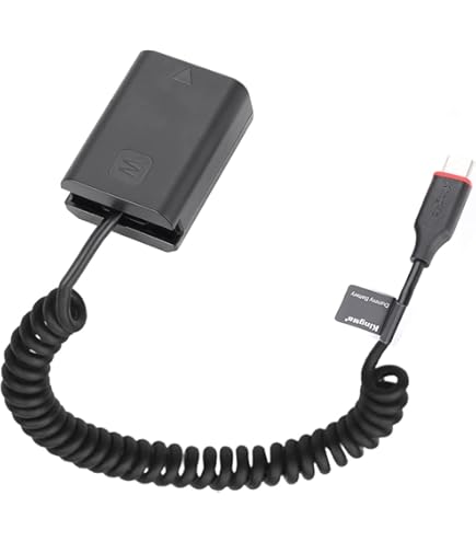 Raeisusp AC-FZ100 USB-Kabel NP-FZ100 FZ100 VG-C3EM Dummy-Batterie QC 3.0 Adapter für Sony Alpha A9 A7RM3 A7RIII a7iii A7M3 ILCE-9