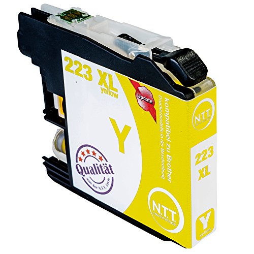 N.T.T.® 4x XL Tintenpatronen kompatibel zu LC-223 , LC-225 , LC-227 (1 Schwarz, 1 Cyan, 1 Magenta, 1 Yellow) für Brother mit aktuellstem Chip DCP-J4120-DW, MFC-J4420-DW, MFC-J4425-DW, MFC-J4620-DW, MFC-J4625-DW, MFC-J5320-DW, MFC-J5625-DW, MFC-J5720-DW, MFC-J5600, MFC-J5620-DW, Druckerpatronen - 5
