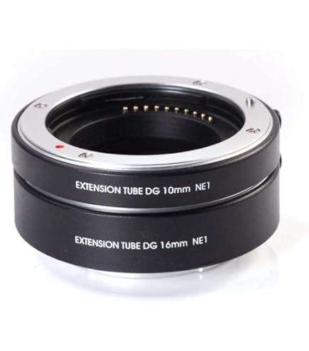 Tubes D'extension Macro Pour Sony E-mount - 10mm Et 16mm, En Métal, Compatibles A7, A7S, Pour Photos De Détails