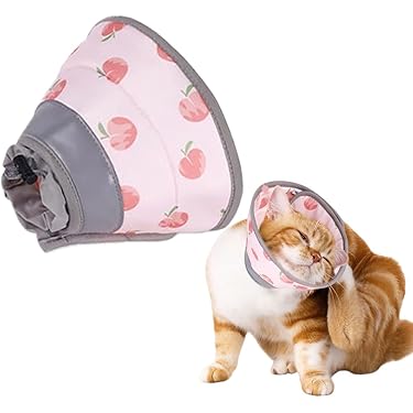 Collare Conico Per Gatti Supet Taglia S - In PVC, Per Protezione Ferite, Circonferenza 29-32 Cm