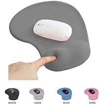 TAPPETINO TAPPETO PER MOUSE PAD ERGONOMICO CON POGGIA POLSO IN GEL Vultech Nero