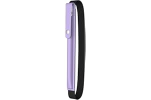 MoKo Funda para Apple Pencil Pro, Apple Pencil 1ra/2da Gen, Apple Pencil (USB-C), PU para lápiz iPad con Hebilla y Banda elástica para Sujetar al Estuche del iPad, Taro Morado