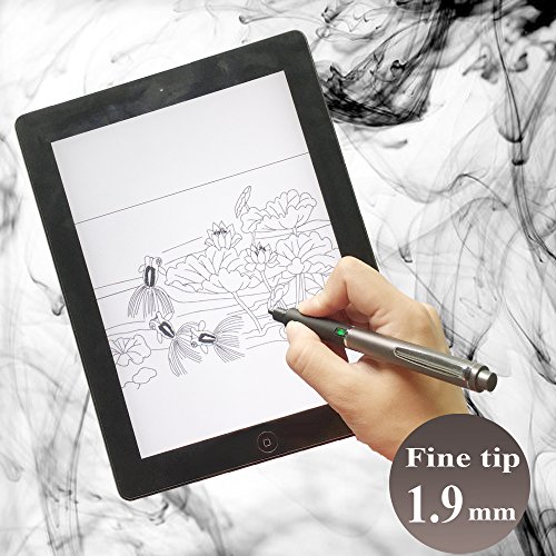 Aktiver Stylus, 1.9mm Rotierende Feinspitzenstift für iPad, iPhone, Samsung, iOS / Android / Windows Handys & Tablets - 6