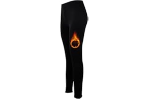 FP DE POWER FLOWER Thermo Fleece Leggings für Damen Leggings mit Fleece-Futter Damen Fleece Leggings mit Hohem Bund Stretc Extra Komfort Winter Leggings S/M/L/XL