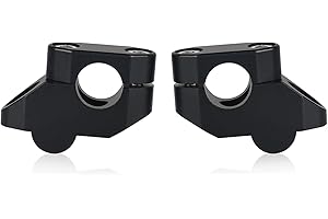 YIEBA 22mm 7/8 "Guidon Riser Bar Mount Riser Accessoires Moto pour V-Strom 250 2016-2018 V-Strom 650 DLsh50 2004-2008 2016-2019 V-Strom 1000 DL1000 2002-2019 Noir