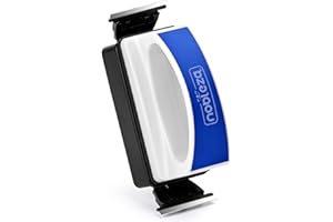 Nobleza - Doble Raspador Magnético Raspador para Pecera, Limpiador de Cristal para Acuario, Flotante Limpio Cepillo para Vidrio Algas Herramienta de Limpieza de Peceras, L (L13.8*W5*H8CM)