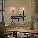 Produktbild Nordic Retro Industriellen Stil Wandleuchte Eisenrohr Dekorative Wandleuchte Regal Wohnzimmer Gang Schlafzimmer Loft Dekoration Lampen, licht E27 * 2, größe 65 * 66 cm
