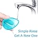 Elera 5 Pieces Silicone Makeup Sponge Applicator for Blending Liquid Foundation or Creams