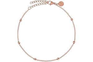 GD GOOD.DESIGNS Pulsera de la Amistad para 2 con pulsera de corazón en Oro - Plata u Oro Rosado I Regalo para la mejor amiga - Cadenas BFF ajustables individualmente para dos I Cadenas de la Amistad para damas